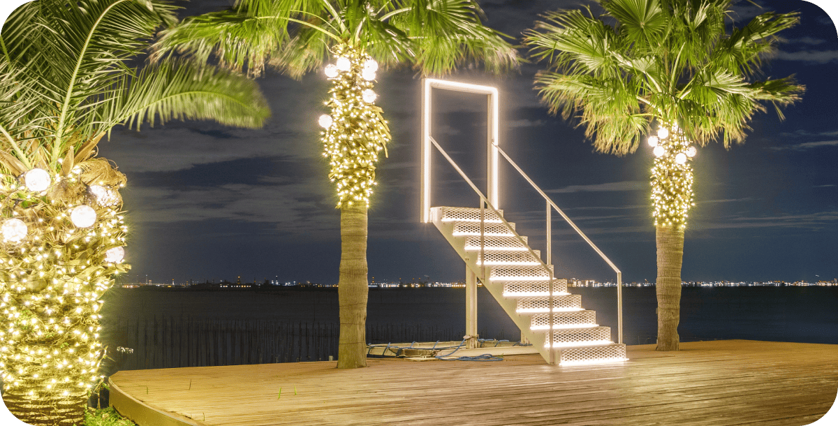 富士見亭　イルミネーション