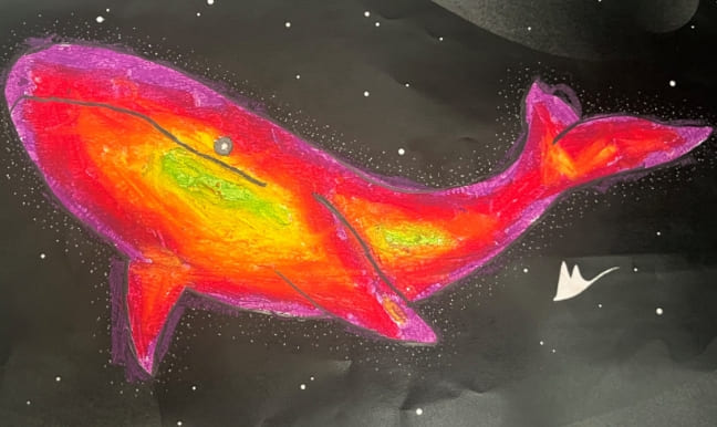 ドローンショー 採用塗り絵作品